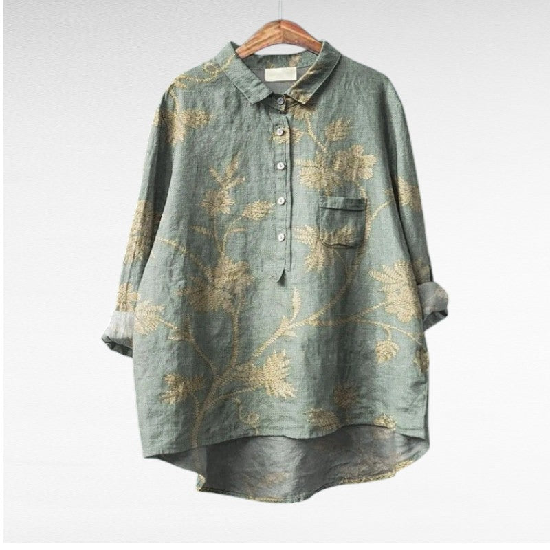 Mireva - Blouse Vintage Élégante