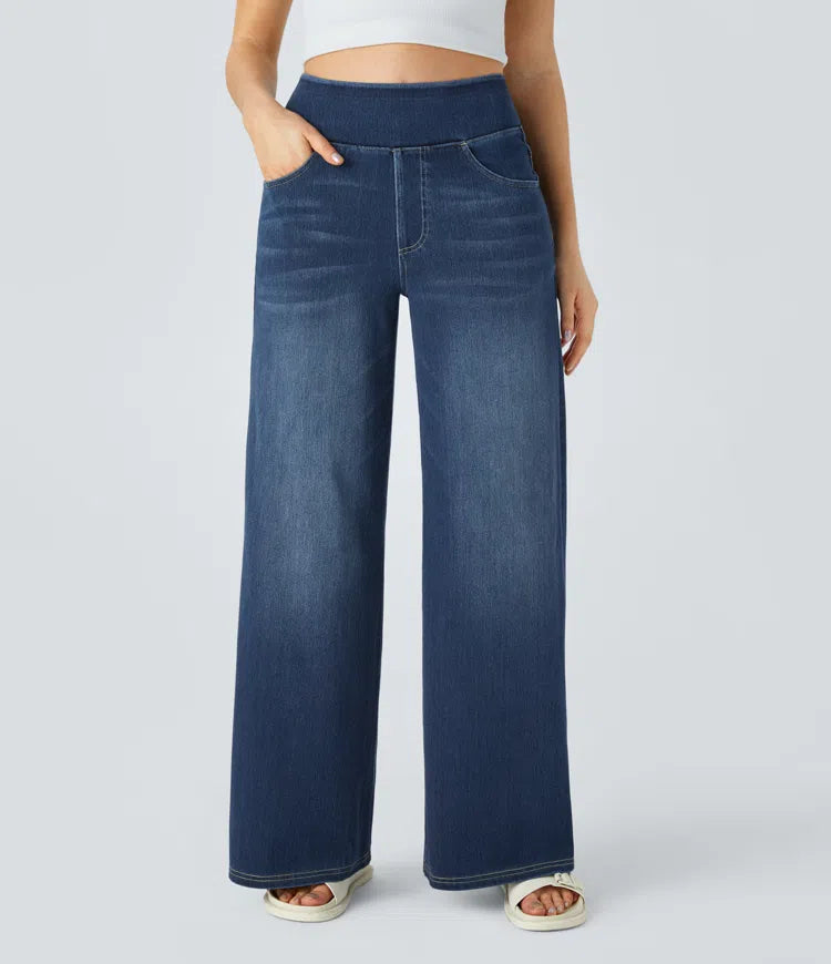 Solène - Jeans à Jambe Large Fit Relaxed