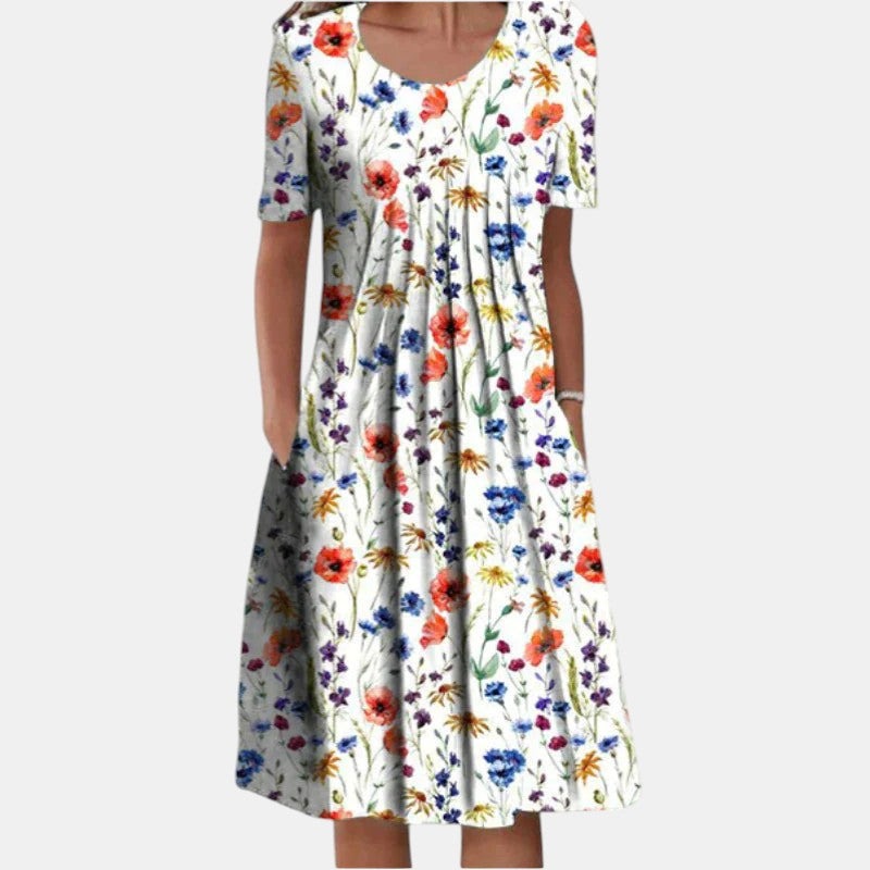 Gigi™ | Robe en Coton avec Couverture au Niveau du Ventre