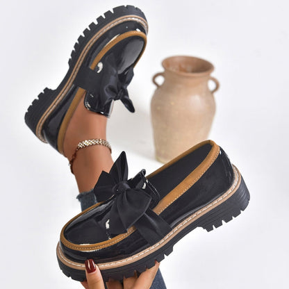 Mocassins Lucientes avec Nœud
