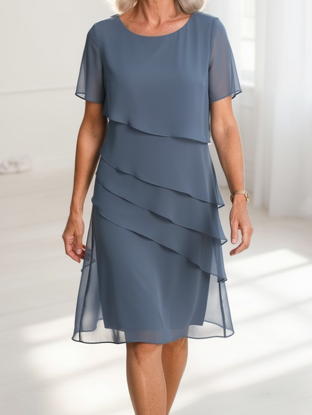 Linda | Robe Ruffle de Confort Élégant