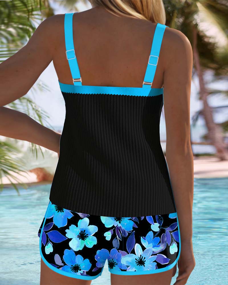 Bloom | Ensemble de Tankini Élégant en Deux Pièces