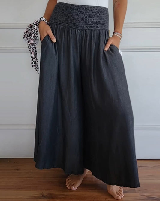 Jasper | Pantalons Taille Haute Smock