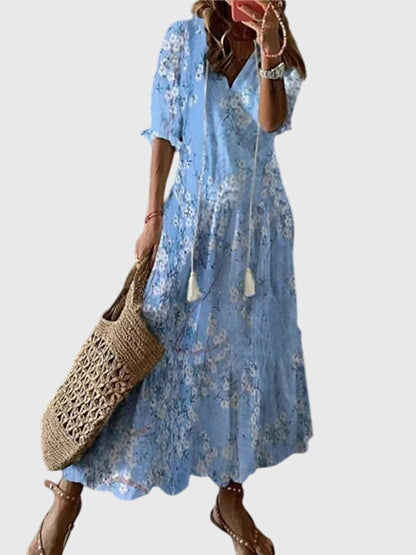 Amalia | Robe d'Été Boho Vintage