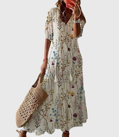 Amalia | Robe d'Été Boho Vintage