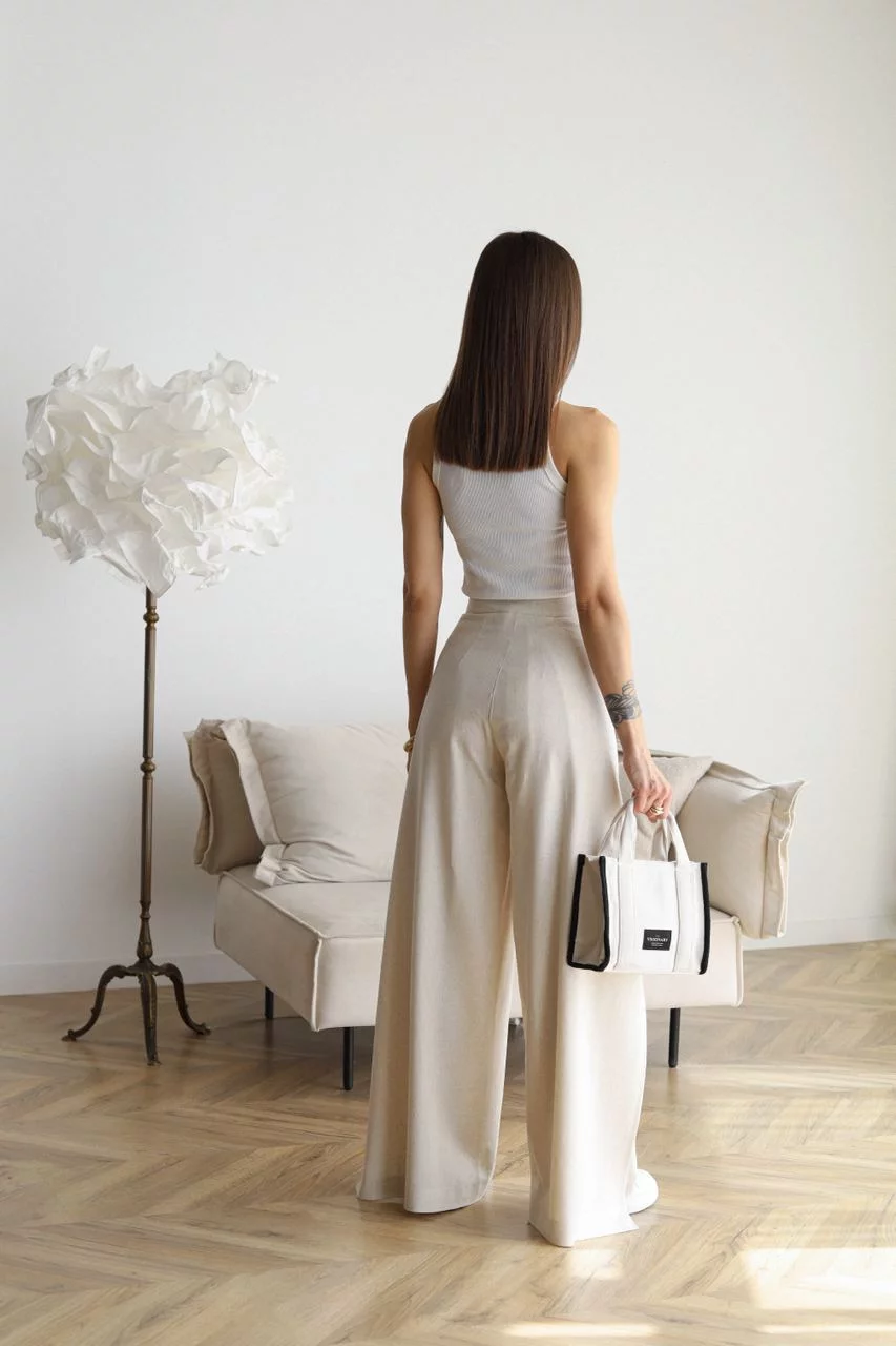 ARIANE – PANTALONS AMples EN LIN POUR FEMMES