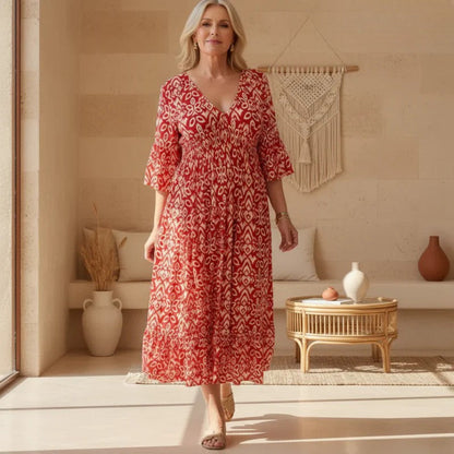Lillia - Robe Imprimée Boho