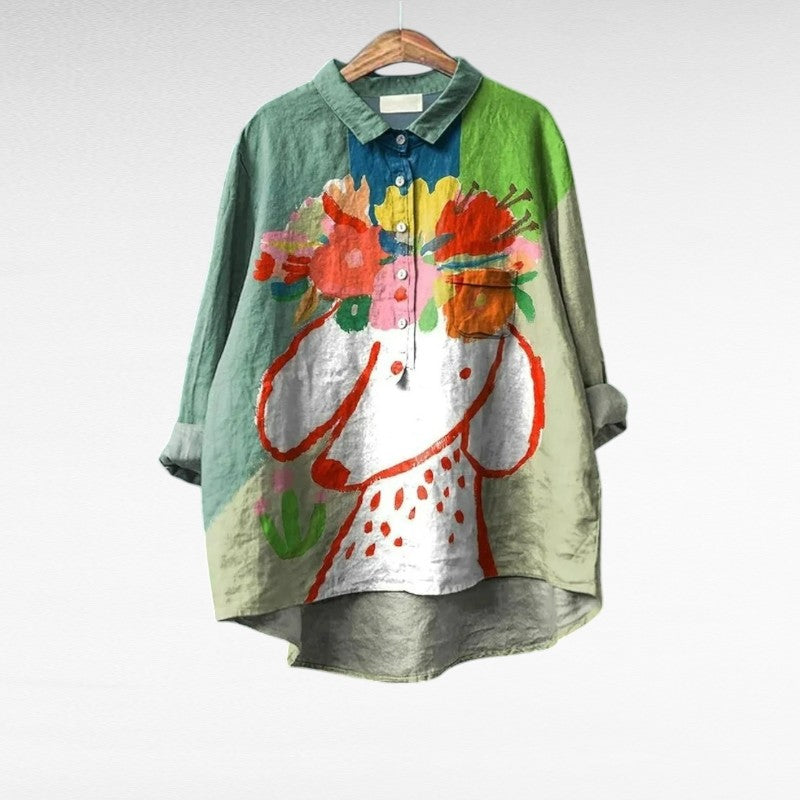 Mireva - Blouse Vintage Élégante