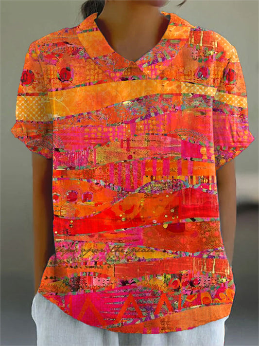 Isla | Chemise avec Imprimé Abstrait
