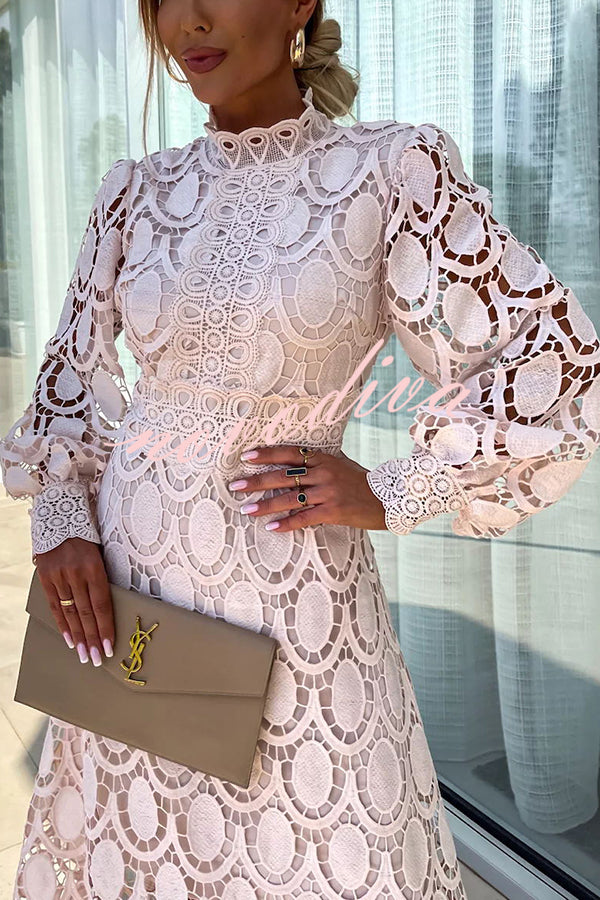 Hélène · Robe romantique en dentelle élégante