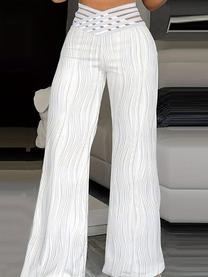 Emma | Pantalons Taille Haute Croisés