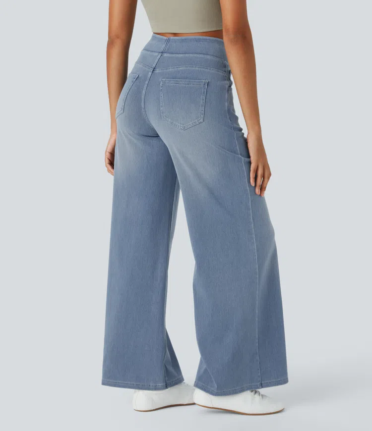 Solène - Jeans à Jambe Large Fit Relaxed