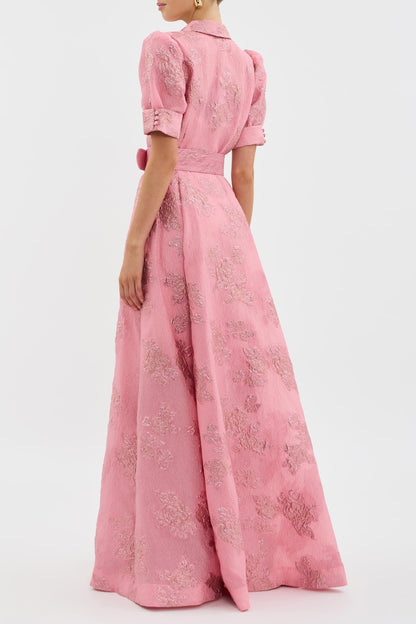 Anabella - Robe Courte à Manches Bouffantes