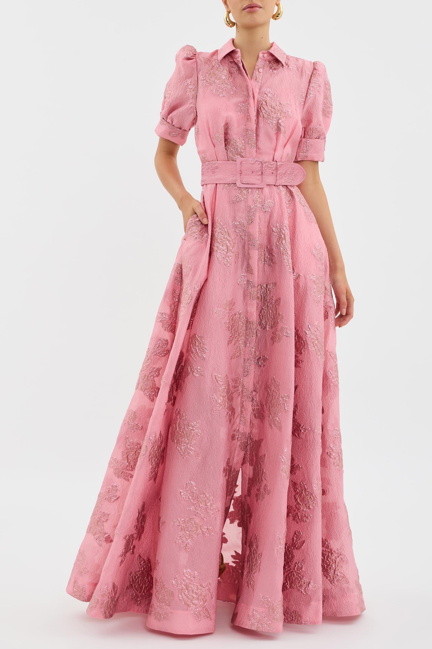 Anabella - Robe Courte à Manches Bouffantes