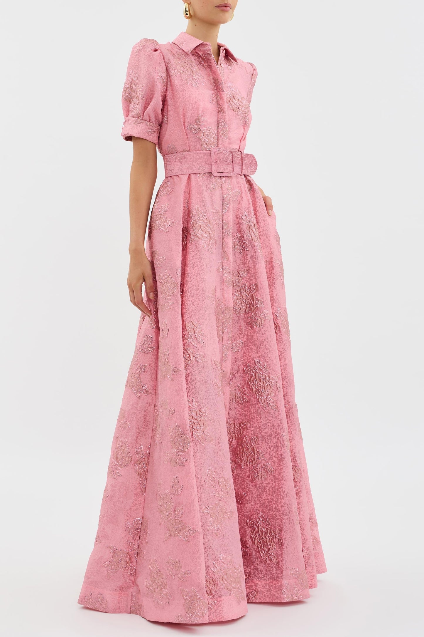Anabella - Robe Courte à Manches Bouffantes
