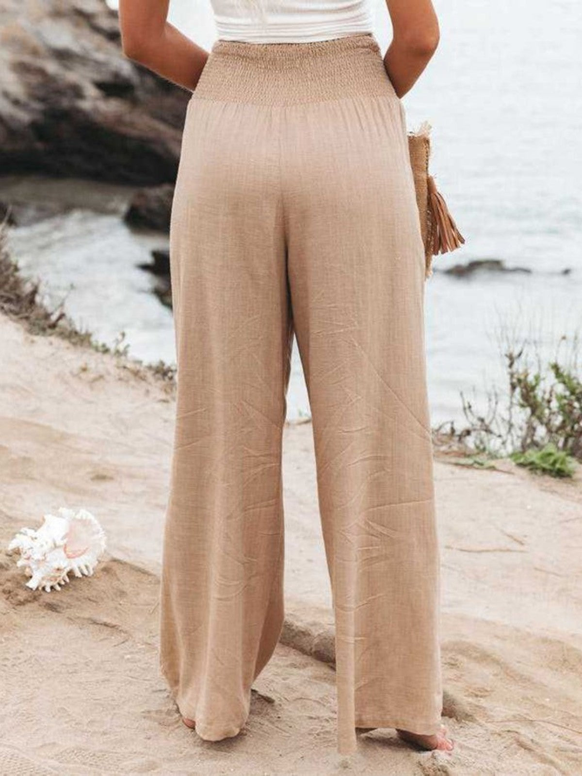 THALIORA – PANTALONS REMI À Jambe Longue