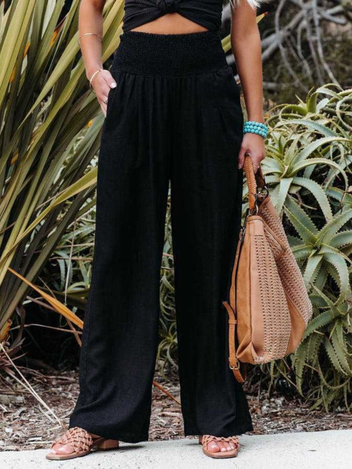 THALIORA – PANTALONS REMI À Jambe Longue