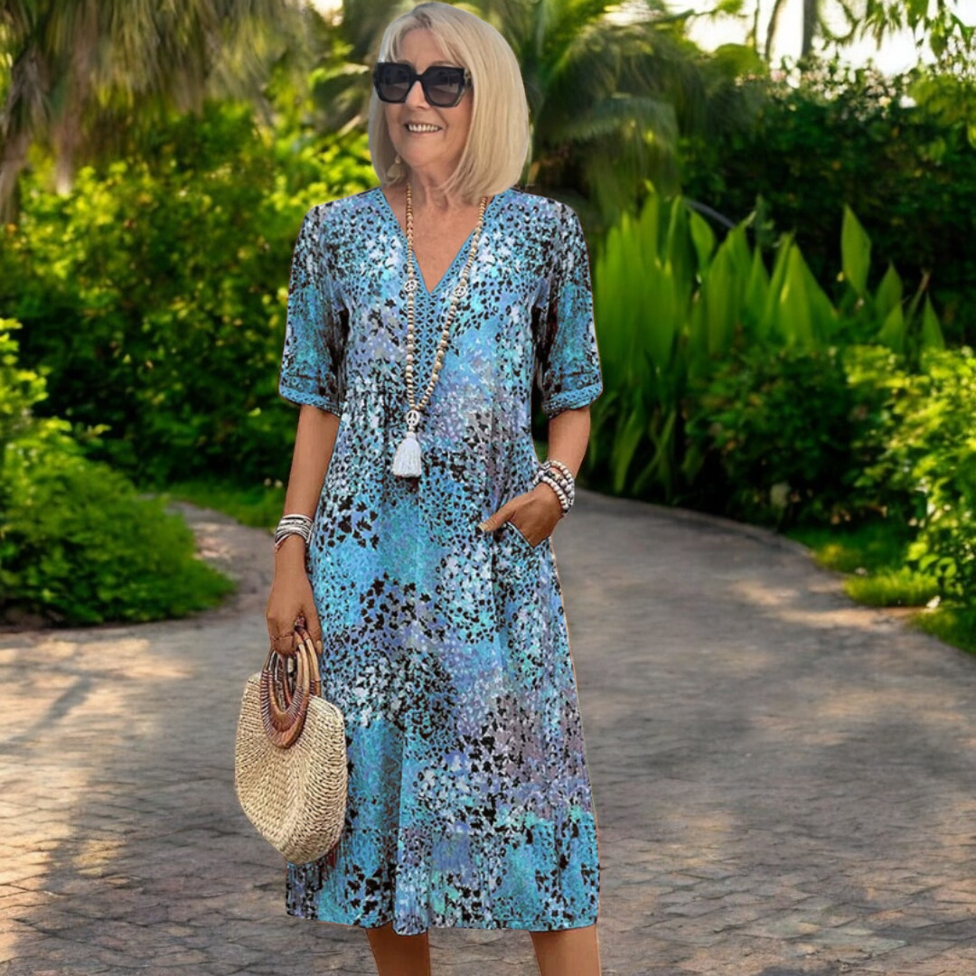 Donna | La Robe Midi Flatteuse de Tous les Jours