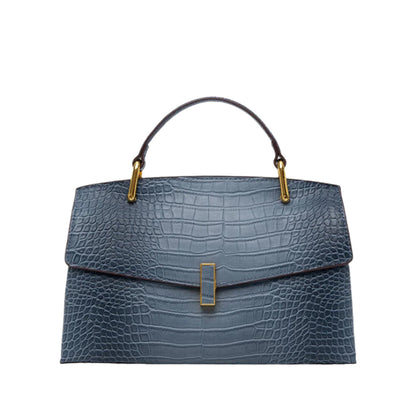 Sylvie · Sac structuré à l'effet croco brillant
