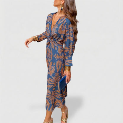 Violet | Robe Maxi A-Line pour Femme Invité de Mariage