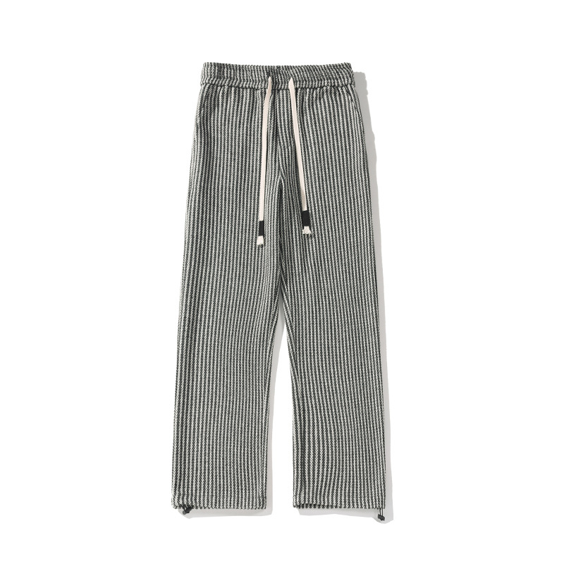 XAVIERA – PANTALONS EN POLAIRE MODERNES À RAYURES