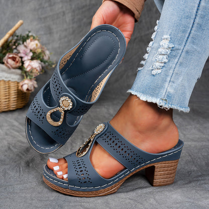 Isabella™ | Sandales de confort orthopédique à talons hauts