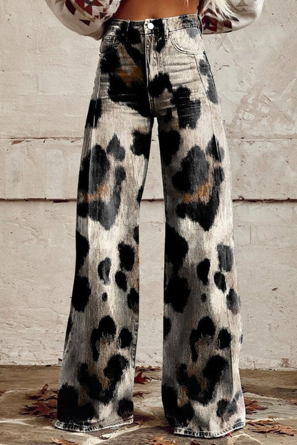 Pantalons Élégants Bohémiens - Guépard