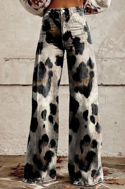 Pantalons Élégants Bohémiens - Guépard