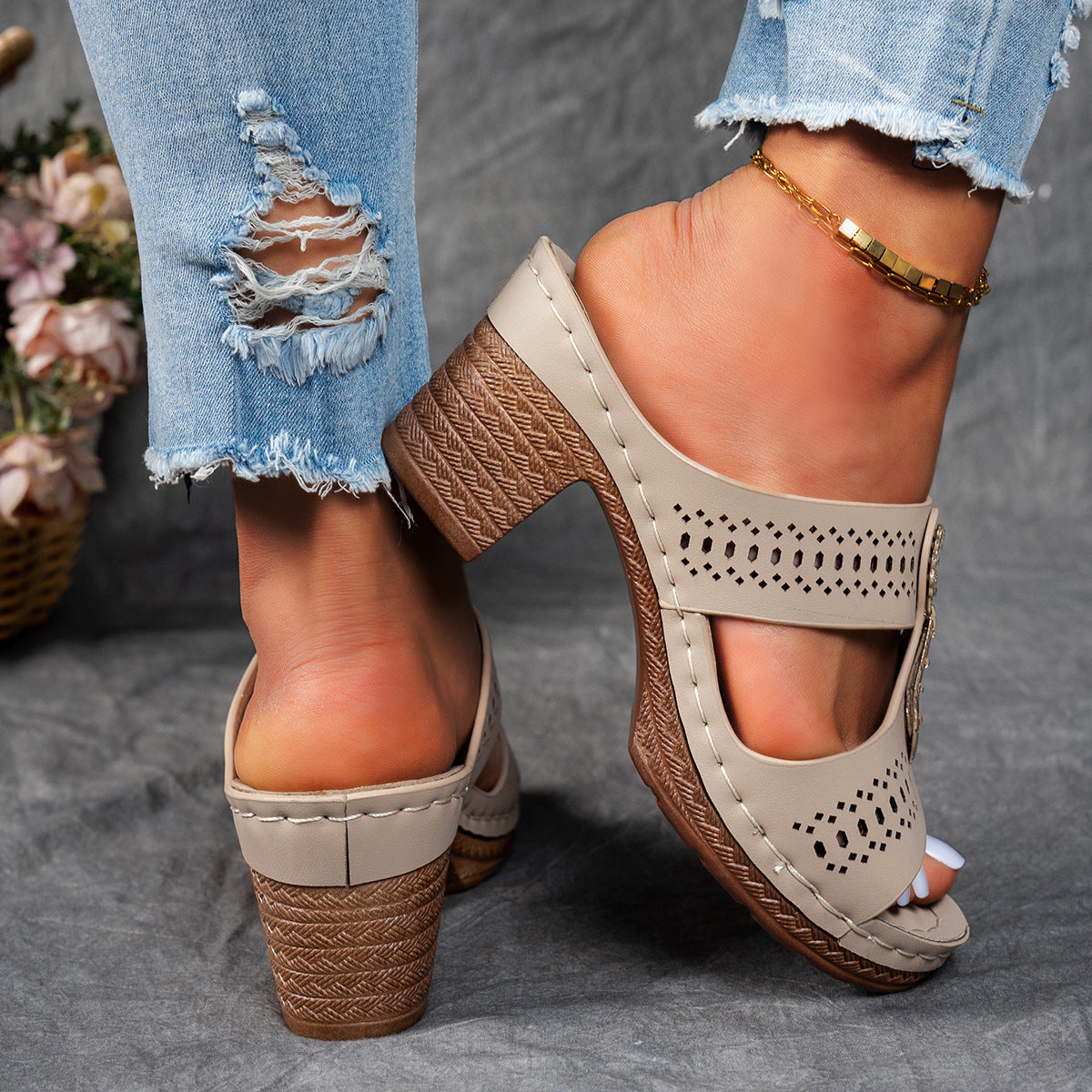 Isabella™ | Sandales de confort orthopédique à talons hauts