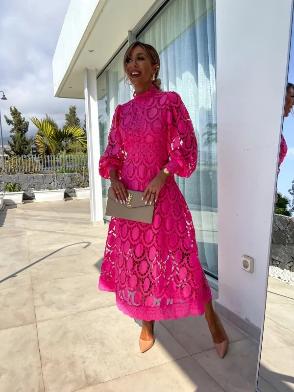 Hélène · Robe romantique en dentelle élégante