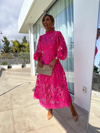 Hélène · Robe romantique en dentelle élégante