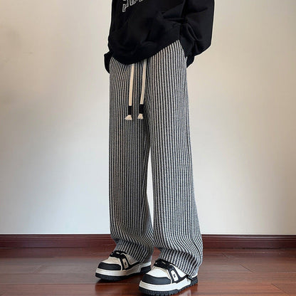 XAVIERA – PANTALONS EN POLAIRE MODERNES À RAYURES