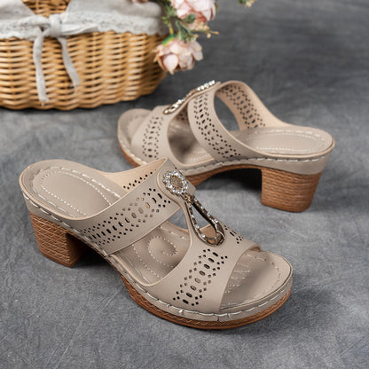 Isabella™ | Sandales de confort orthopédique à talons hauts