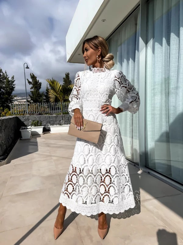 Hélène · Robe romantique en dentelle élégante