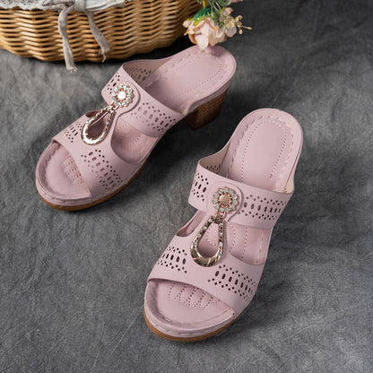 Isabella™ | Sandales de confort orthopédique à talons hauts