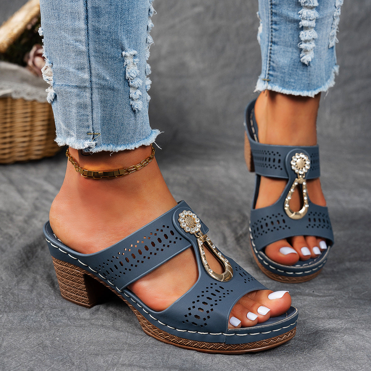 Isabella™ | Sandales de confort orthopédique à talons hauts
