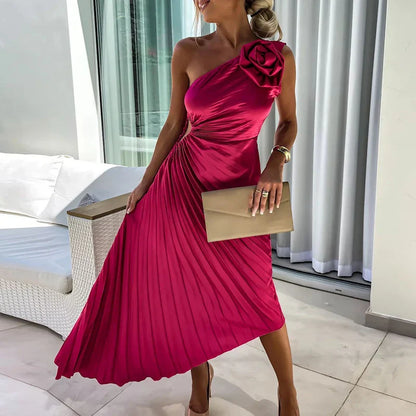 Marivelle - Robe Glamour Plissée