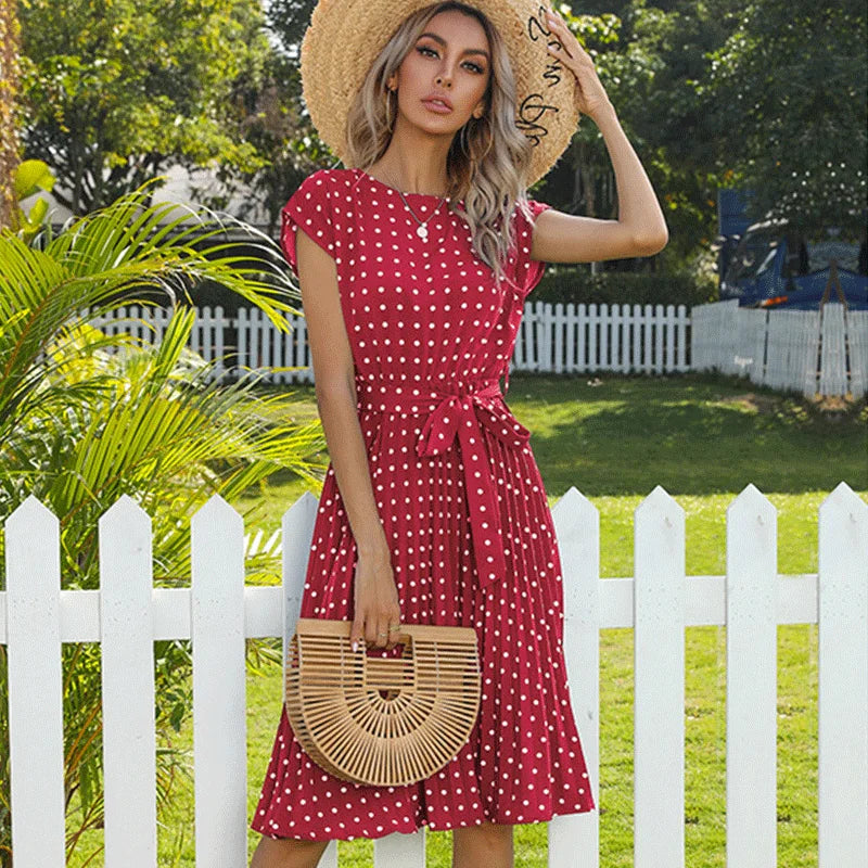 Beth - Robe Polka Bloom