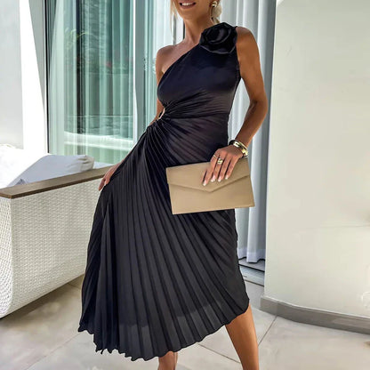 Marivelle - Robe Glamour Plissée