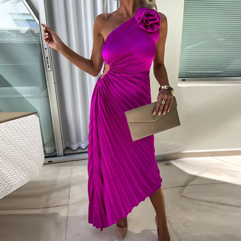 Marivelle - Robe Glamour Plissée