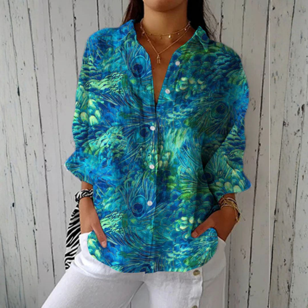 Victoria | Blouse Grâce Paon