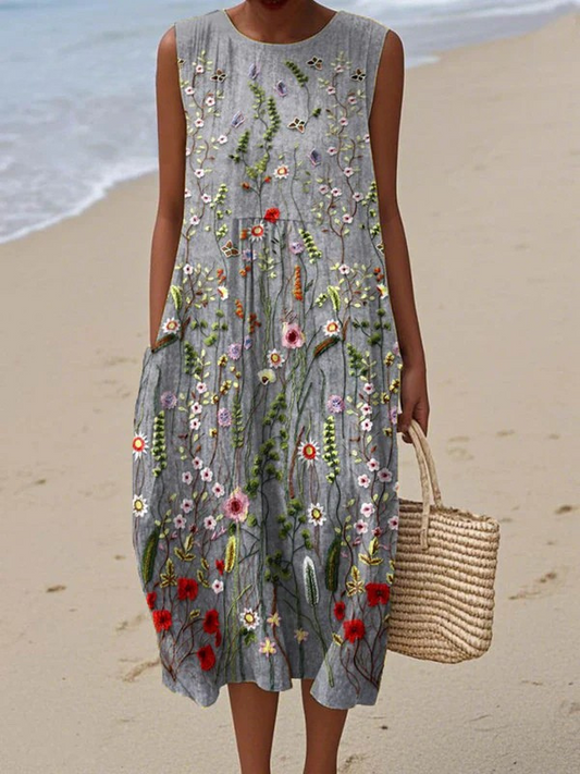 Cara™ Robe Midi Wildflower