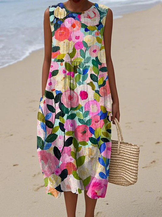 Robe Midi Fleurie Ava™