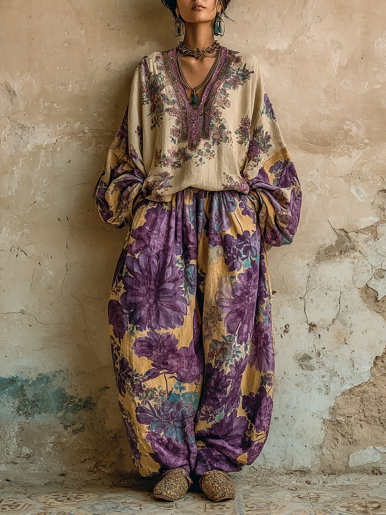 Isabella · Ensemble Bohémien Imprimé Floral