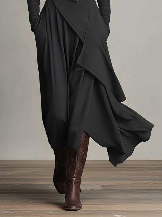 Malva | Robe Maxi à Col Montant