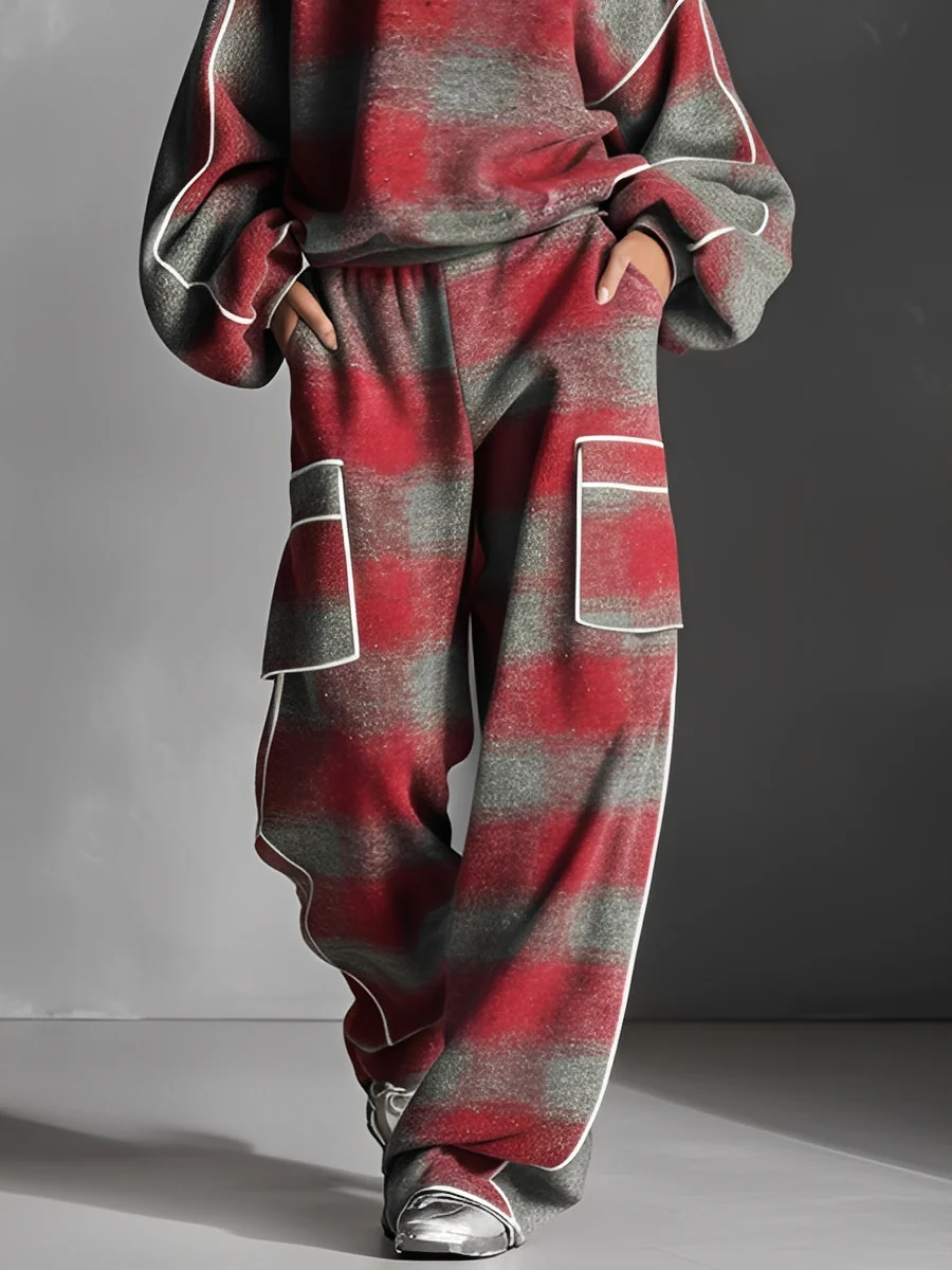 Carmen · Ensemble Sweatshirt et Pantalon Color Block