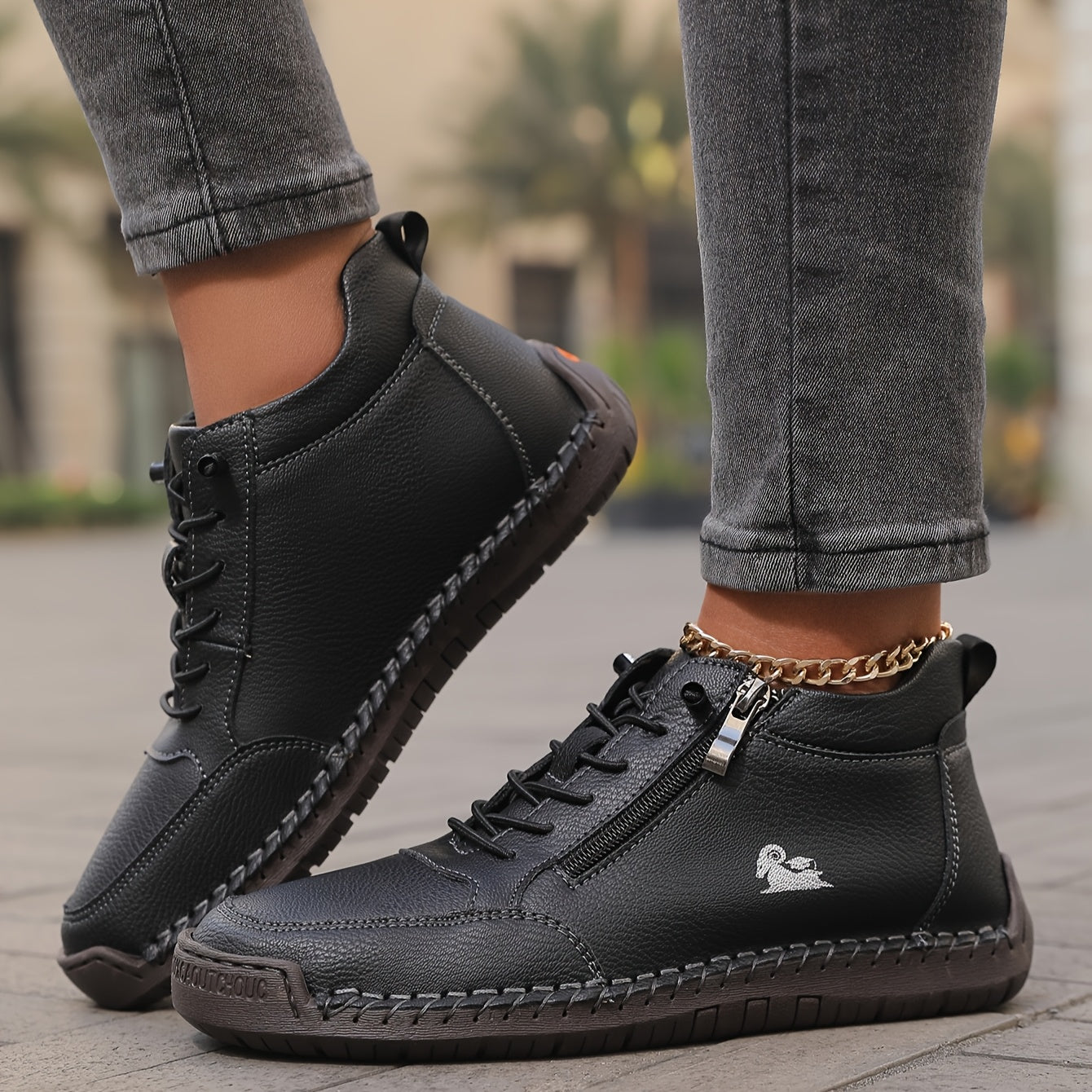 Mila™ – Baskets orthopédiques confortables + fermeture éclair