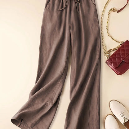Tina - Pantalons en Lin Relax