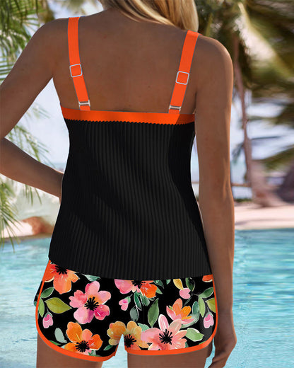Bloom | Ensemble de Tankini Élégant en Deux Pièces