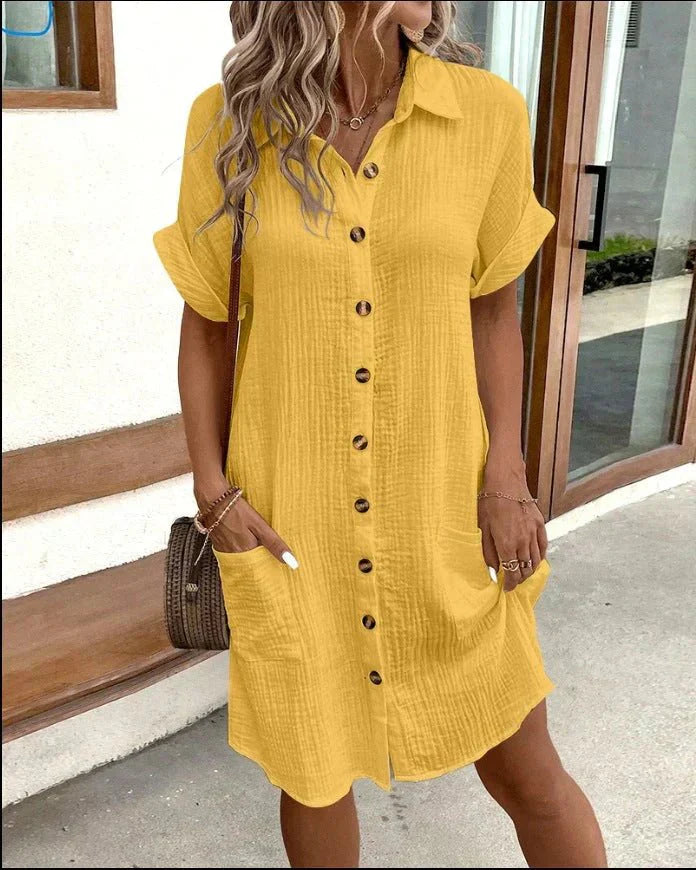 Albine™ | Robe polo chic et décontractée